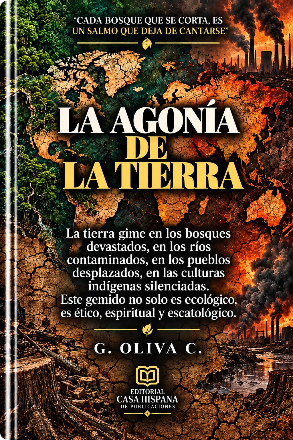 Cubierta de La agonía de la tierra